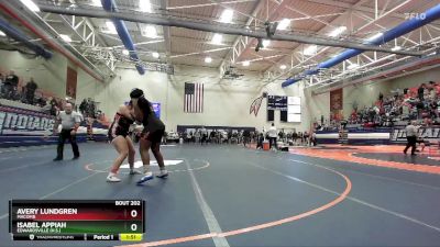 190 lbs Quarterfinal - Isabel Appiah, Edwardsville (H.S.) vs Avery Lundgren, Macomb