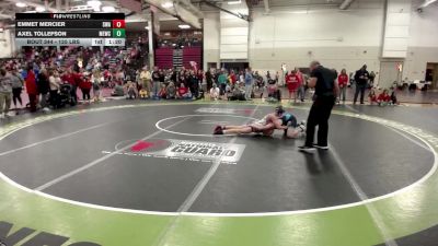 125 lbs Cons. Semis - Axel Tollefson, MN Elite Wrestling Club vs Emmet Mercier, Summit Wrestling Academy