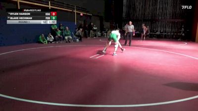 144 lbs Round 1 - Rylen Hanson, Osage vs Blake Heckman, Perry