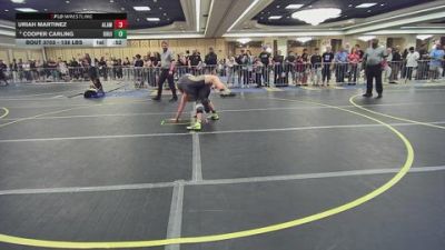 138 lbs Round Of 256 - Uriah Martinez, Alamosa vs Cooper Carling, Bruin Elite