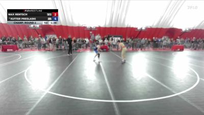 106 lbs Champ. Round 2 - Max Rentsch, Team Nazar Training Center vs Kutter Preslaski, Askren Wrestling Academy