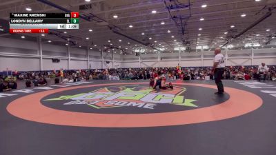 90 lbs Round 2 - Londyn Bellamy, Unattached vs Maxine Kremski, Unattached