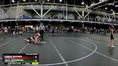 64 lbs Finals (2 Team) - Timmy Johanneman, Buxton Squeeze vs Conrad Smathers, Rangers WC