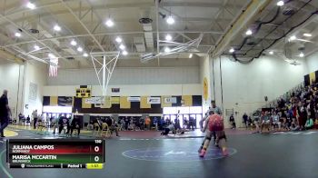 130 lbs Champ. Round 2 - Marisa McCartin, Brunswick vs Juliana Campos, Normandy