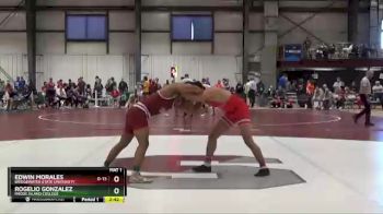 184 lbs Champ. Round 1 - Rogelio Gonzalez, Rhode Island College vs Edwin Morales, Bridgewater State University