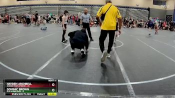 88 lbs Round 2 (8 Team) - Dominic Brown, FCA Hurricanes vs Hayden Archbell, Junior Terps Xtreme