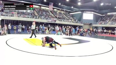 93 lbs Quarterfinal - Colton Waite, Corning vs Beau Havers, Bradford