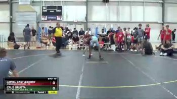 90 lbs Round 4 (6 Team) - Jamiel Castleberry, American Gladiators vs Cruz Orueta, Elite Athletic Club W.E.