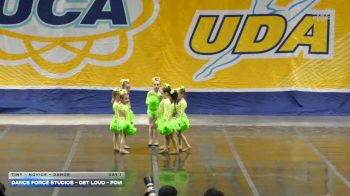 Dance Force Studios - Get Loud - Pom [2026 Tiny - Novice - Dance Day 1] 2026 UDA Chicagoland Dance Challenge