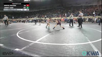 82 lbs Consi Of 8 #2 - Bristol Walters, Elgin Wrestling vs Liberty Hunt, Heat