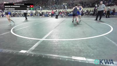 Consi Of 8 #2 - Mason Bowerman, Plainview Youth Wrestling Club vs Jett Benson, Wolfpak Wrestling