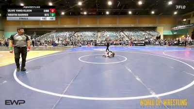 40 lbs Final - Olive Yang-Elson, Summit Wrestling Academy vs Westin Barnes, Hutchy Hammers