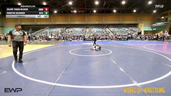 40 lbs Final - Olive Yang-Elson, Summit Wrestling Academy vs Westin Barnes, Hutchy Hammers