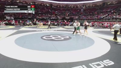 190 lbs Quarters - Luke Mullins, Mount Vernon vs Frankie Pieffer, St. Edward