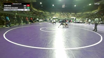 132 lbs Consi Of 16 #2 - Jose Diaz, Madera vs Christian Salazar, Foothill