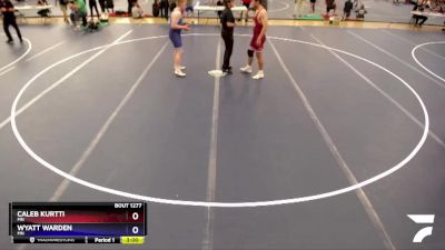 215 lbs Cons. Round 2 - Caleb Kurtti, MN vs Wyatt Warden, MN