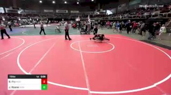 116 lbs Quarterfinal - Brock Fry, Western Colorado WC vs Johnnie Roane, Duran Elite WC