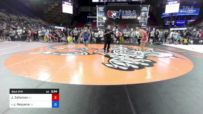 138 lbs Cons 16 #1 - Jake Zaltsman, NJ vs Joshua Requena, CA