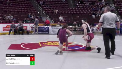 139 lbs First Round - Austin McMillan, Oxford Area vs Gabriel Pecaitis, Gettysburg