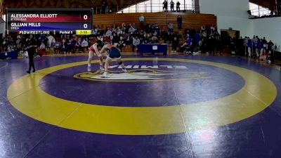 138 lbs Quarterfinal - Alessandra Elliott, D`Youville vs Gillian Mills, Utica