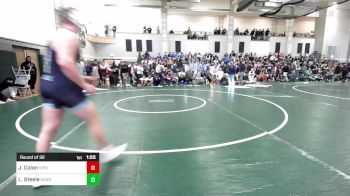 215 lbs Round Of 32 - Jeremiah Colon, Walpole vs Luke Steele, Sandwich