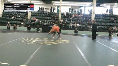 180 lbs 1st Place Match - Shenita Lawson, North Central College vs Abbie Miles, Northern Michigan University