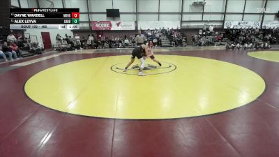 165 lbs Cons. Round 2 - Alex Leyva, Carbon vs Dayne Wardell, Morgan