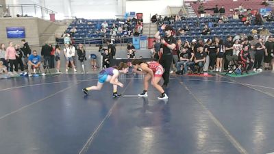 110 lbs Quarters - Yareli Flores, Warriors Of Christ vs Sylvana Adame, Las Animas Wrestling Club