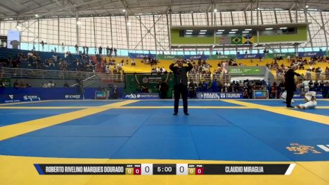 Claudio Miraglia vs Roberto Rivelino Marques Dourado 2026 Brasileiro Jiu-Jitsu IBJJF