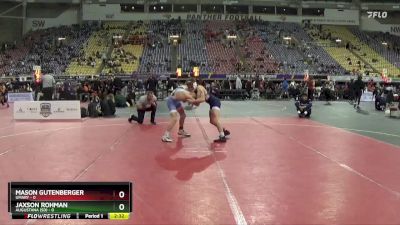 125 lbs Placement Matches (16 Team) - Jaxson Rohman, Augustana (SD) vs Mason Gutenberger, UMary