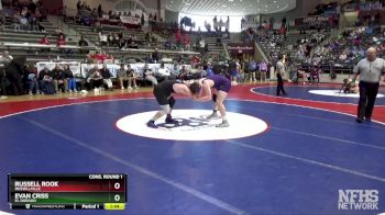 5A 175 lbs Cons. Round 1 - Russell Rook, Russellville vs Evan Criss, El Dorado