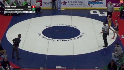 112 lbs Consi Of 8 #2 - Kylee Pryor, Mount Pleasant vs Alexandra Tarantino, Bloomsburg