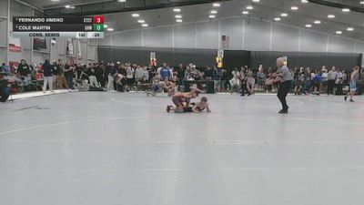 113 lbs Cons. Semis - Fernando Jimeno, KT3 Style vs Cole Martin, Greater Heights Wrestling