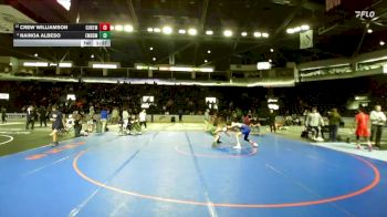 113 lbs Quarterfinal - Crew Williamson, Curtis vs Nainoa Albeso, Emerald Ridge