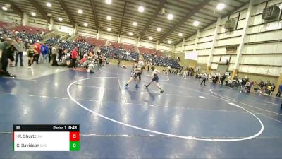 98 lbs Round 5 - Ryatt Shurtz, Idaho vs Charles Davidson, Cougars Wrestling Club