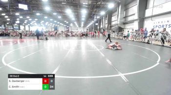 80 lbs Rr Rnd 2 - Sydney Daxberger, Iron Faith Wrestling vs Collin Smith, The Hunt Wrestling Club Black