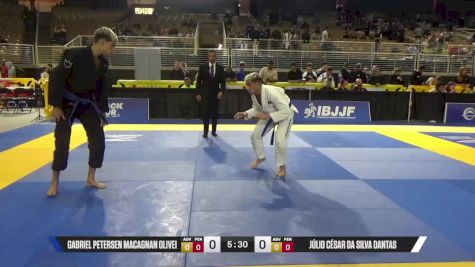 Júlio César Da Silva Dantas vs Gabriel Petersen Macagnan Olivei 2025 Pan Jiu Jitsu IBJJF Championship