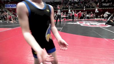 46 lbs Semifinal - Caulyer Cassity, Barnsdall Youth Wrestling vs Wyatt Worth, Collinsville Cardinal Youth Wrestling