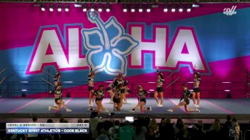 Kentucky Spirit Athletics - Code Black [2025 L4 Senior - D2 Day 2] 2025 Aloha Gatlinburg Showdown