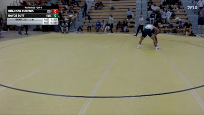 141 lbs Cons. Round 4 - Brandon Eusebio, Saint Cloud State vs Royce Butt, UW-Eau Claire