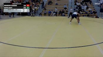 141 lbs Cons. Round 4 - Brandon Eusebio, Saint Cloud State vs Royce Butt, UW-Eau Claire
