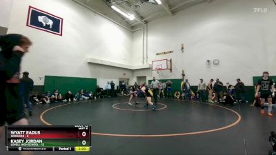 190 lbs Round 5 (6 Team) - Wyatt Eadus, Shoshoni vs Kasey Jordan, Lovell High School