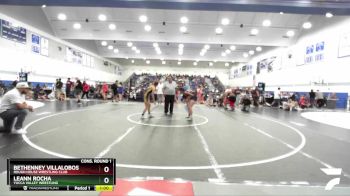 115 lbs Cons. Round 1 - Leann Rocha, Yucca Valley Wrestling vs Bethenney Villalobos, Rough House Wrestling Club