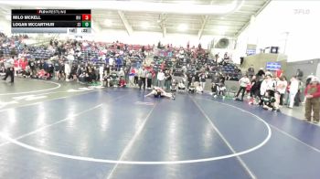 150 lbs Cons. Round 3 - Milo McKell, Riverton vs Logan McCarthur, South Summit