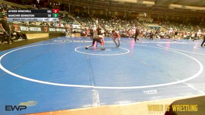 115 lbs Consi Of 16 #2 - Ayden Winchell, Callen Wrestling Academy vs Sanchir Edington, The Compound RTC