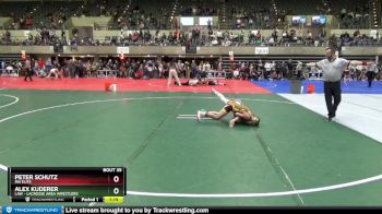 85 lbs Quarterfinal - Alex Kuderer, LAW - Lacrosse Area Wrestlers vs Peter Schutz, Mn Elite