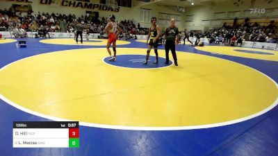 135 lbs Consi Of 16 #2 - Orion Hill, Folsom vs Leo Macias, Kingsburg