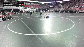 D3-150 lbs Quarterfinal - Marek Lisiecki, Lomira vs Jacob Dannenberg, Mineral Point