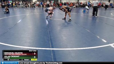 Elite 165 lbs Cons. Round 1 - Dylan Croisant, Dubuque vs Emmanuel Celestin, North Iowa Area Community College