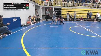 58 lbs Quarterfinal - Nolan Elwell, Tuttle Wrestling vs Richard Widman, Huskey Wrestling Club